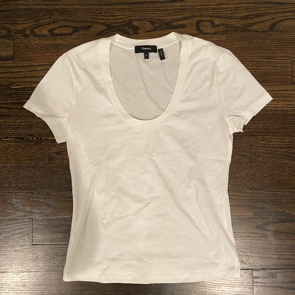 Theory White Tee Shirt